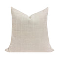 GRETA  ||  Cream Striped Pillow Cover, Designer Pillow, Neutral Pillow, Farmhouse Pillow, Cream Striped Pillow