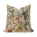 MARGARET  || Designer Cotton Blend Pillow Cover, Vintage Floral Pillow Cover, English Country Floral Pillow Cover, French Country
