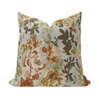 MARGARET  || Designer Cotton Blend Pillow Cover, Vintage Floral Pillow Cover, English Country Floral Pillow Cover, French Country