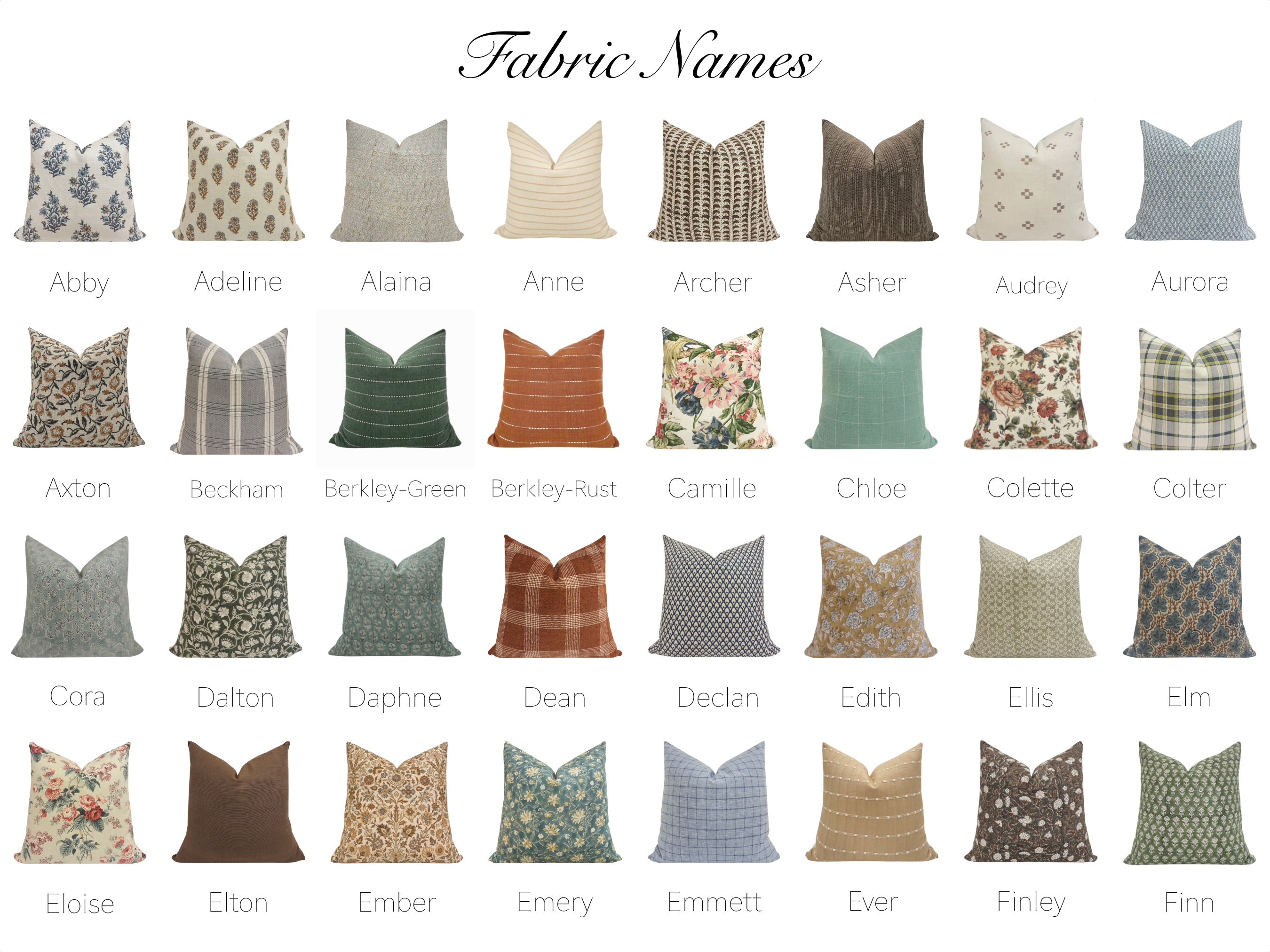 Fabric Swatches