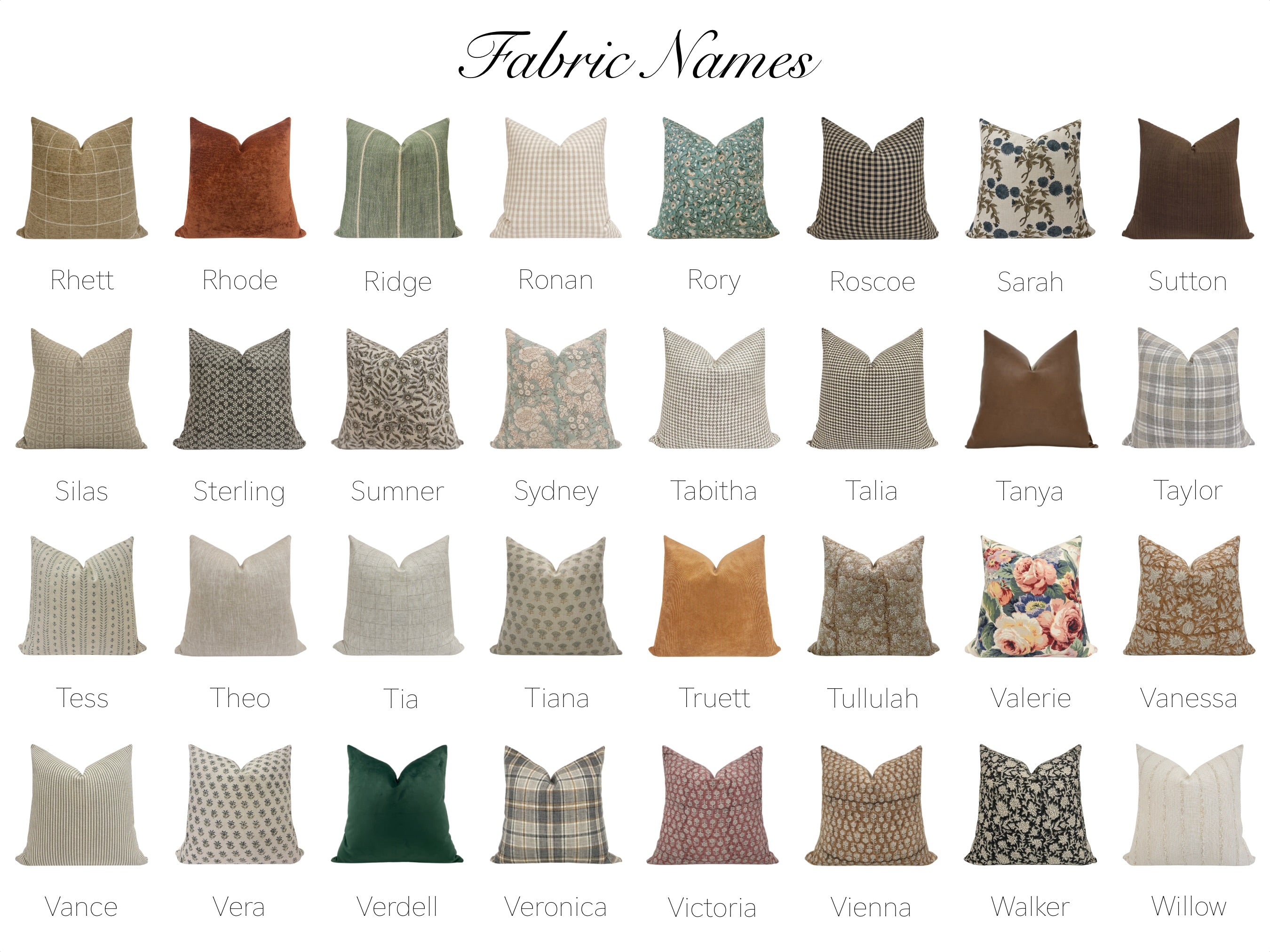 Fabric Swatches