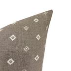 MONROE || Designer Pillow Cover, Brown Pillow, Small Brown Print Pillow, Sofa Pillow, Brown Print Pillow Cover