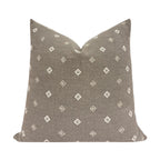 MONROE || Designer Pillow Cover, Brown Pillow, Small Brown Print Pillow, Sofa Pillow, Brown Print Pillow Cover