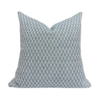 AURORA || Designer Floral Pillow Cover, Blue Floral Pillow, Fern Fair Cornflower Pillow, Light Blue Pillow, Blue Fern Pillow