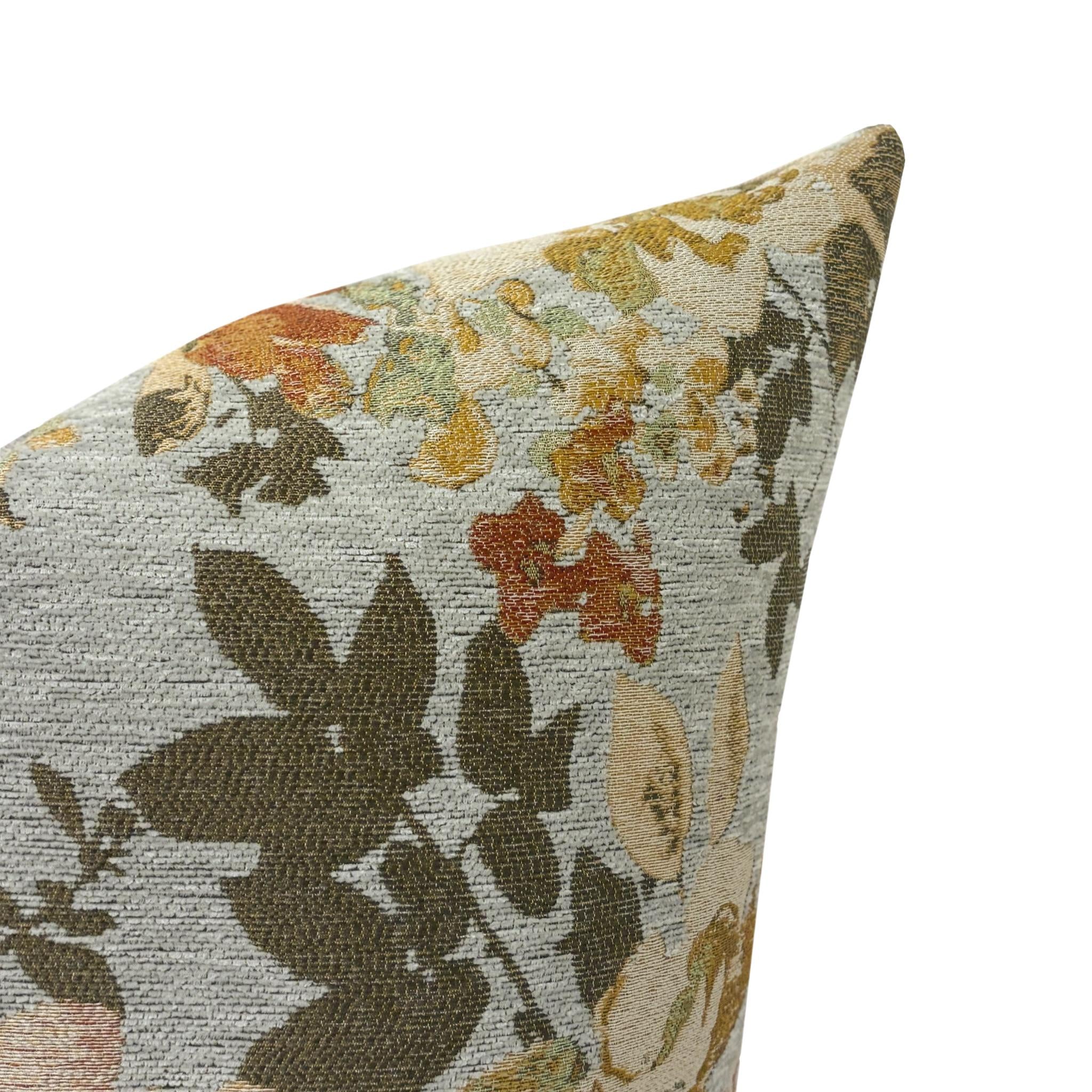 MARGARET  || Designer Cotton Blend Pillow Cover, Vintage Floral Pillow Cover, English Country Floral Pillow Cover, French Country