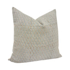 ALAINA || Designer Floral Linen Pillow Cover, Blue Handbloack Floral Pillow, Block Print Pillow, Block Linen Pillow,